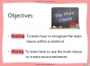 The Main Clause Teaching Resources (slide 2/9)